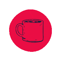 Coffee Mug Sticker by Downtown Houston