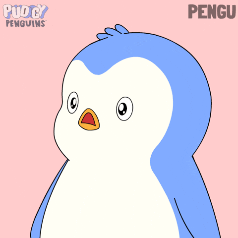 Scared Oh No GIF by Pudgy Penguins