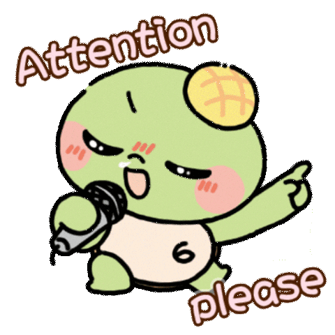 Attention Fighting Sticker