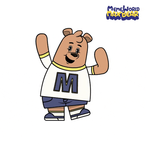 Happy Friday GIF by Meme World of Max Bear