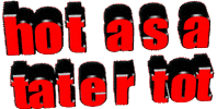 hot tater Sticker by AnimatedText