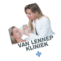 vanlennepkliniek skincare laser ipl botox Sticker