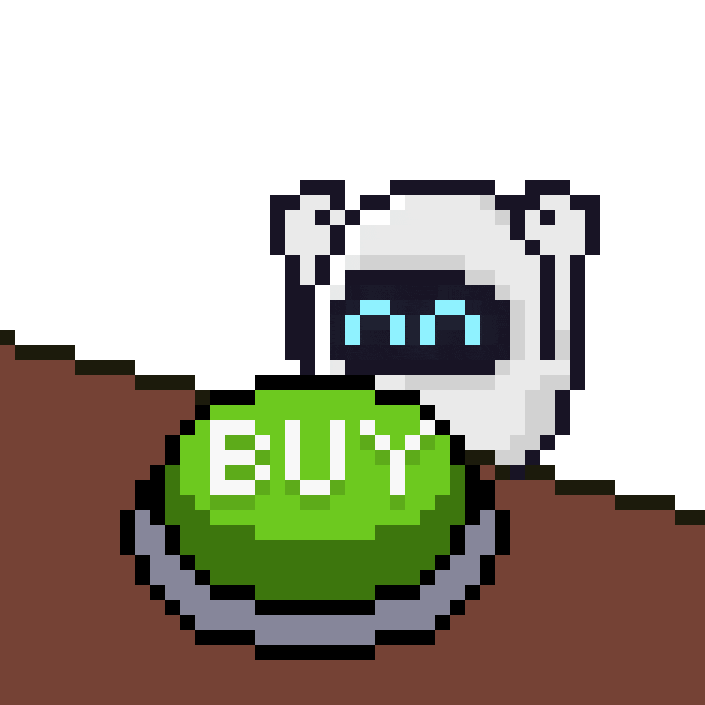 Crypto Bear Sticker by Memeland by 9GAG