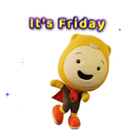 Happy Its Friday Sticker by Gumazing