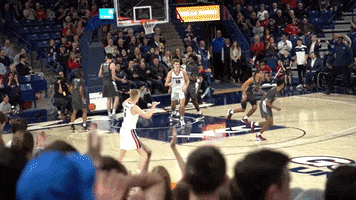 GonzagaBulldogs celebration basketball fans cheering GIF