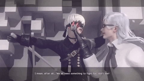Svealiko giphygifmaker adam nier automata 9s GIF