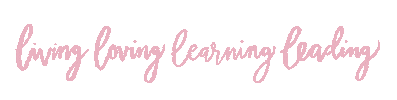 ktespinola learning loving living leading Sticker