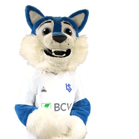 FCLausanneSport giphyupload dance football wolf Sticker
