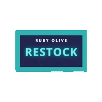 Restock Sticker by Ruby Olive Online