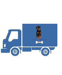 Dog Shopping Sticker by 4 Paws Natural Treats