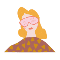 manuelicas sleep mask sunday digitalart Sticker