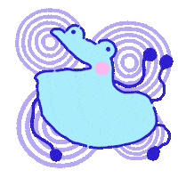 Frog What Sticker by rainylune