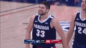 GonzagaBulldogs happy smile celebration basketball GIF