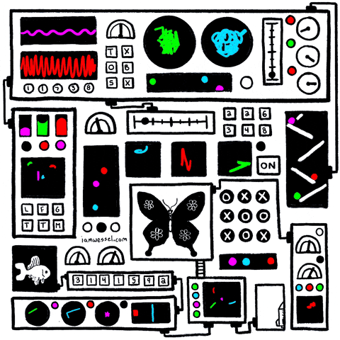 Fish Distract GIF by Stoner Stick People