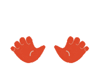hands yes Sticker