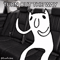 Turning Car Crash GIF