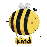 Be Happy Bumble Bee Sticker