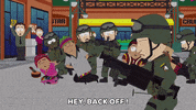 guns threatening GIF by South Park 