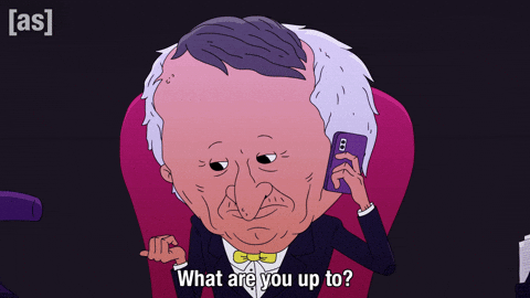 What Are You Up To GIF by Adult Swim
