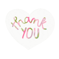 White Heart Love Sticker