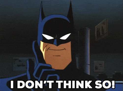Batman No GIF