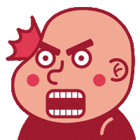 surprised illustration Sticker by Alexis Tapia