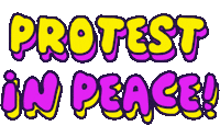 Black Lives Matter Peace Sticker