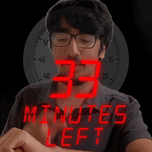 33 minutes left