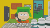 talking kyle broflovski GIF by South Park 