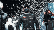 Celebrate Racing Driver GIF by Jaguar Racing