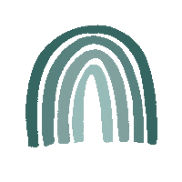 Light Green Rainbow Sticker