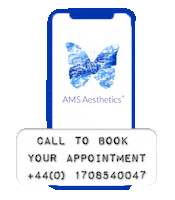 Click Here London Sticker by AMS Aesthetics