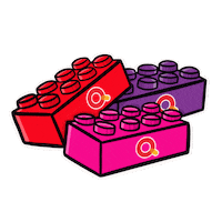 Play Legos Sticker