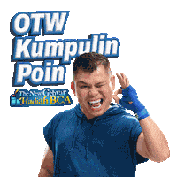 On The Way Boxing Sticker by VIRA BCA