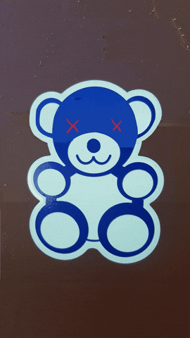 Satisfying Teddy Bear GIF