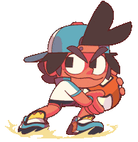 dodgeballacademia otto dodgeball dodgeballacademia queimada Sticker