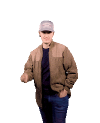 jordanrowemusic smile hat think country music Sticker