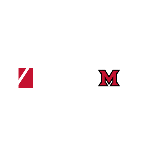 Miami U Sticker by Miami University Regionals