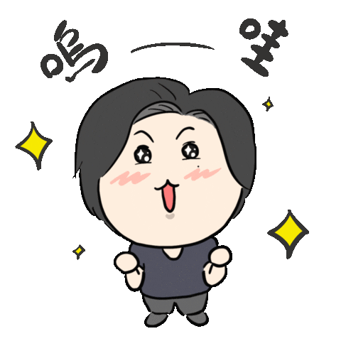 Happy 驚訝 Sticker