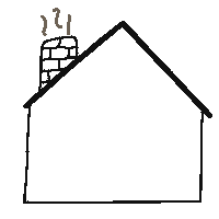 Love Your Neighbor Home Sticker by Rachel Schelb