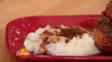 mashed potatoes rachel GIF by Rachael Ray Show