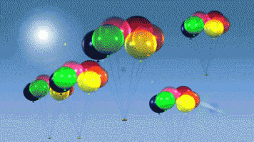 balloons GIF