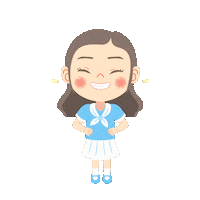 Happy Girl Sticker