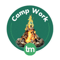 Work Camping Sticker by TravelMate Intercâmbio