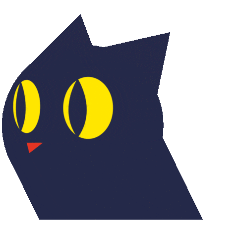 Cat Observing Sticker by radio FM4