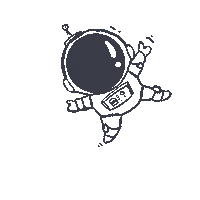 Space Astronaut Sticker by Kofta