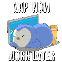 Tired Late Night Sticker by Pudgy Memez