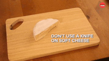 Knife for soft cheese fail
