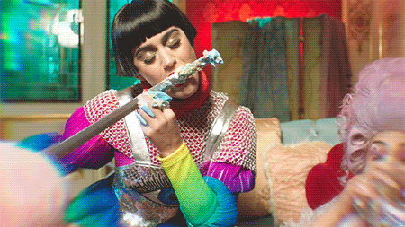 music video eating GIF by Katy Perry