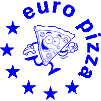 Pizza Running Sticker by V2 Records